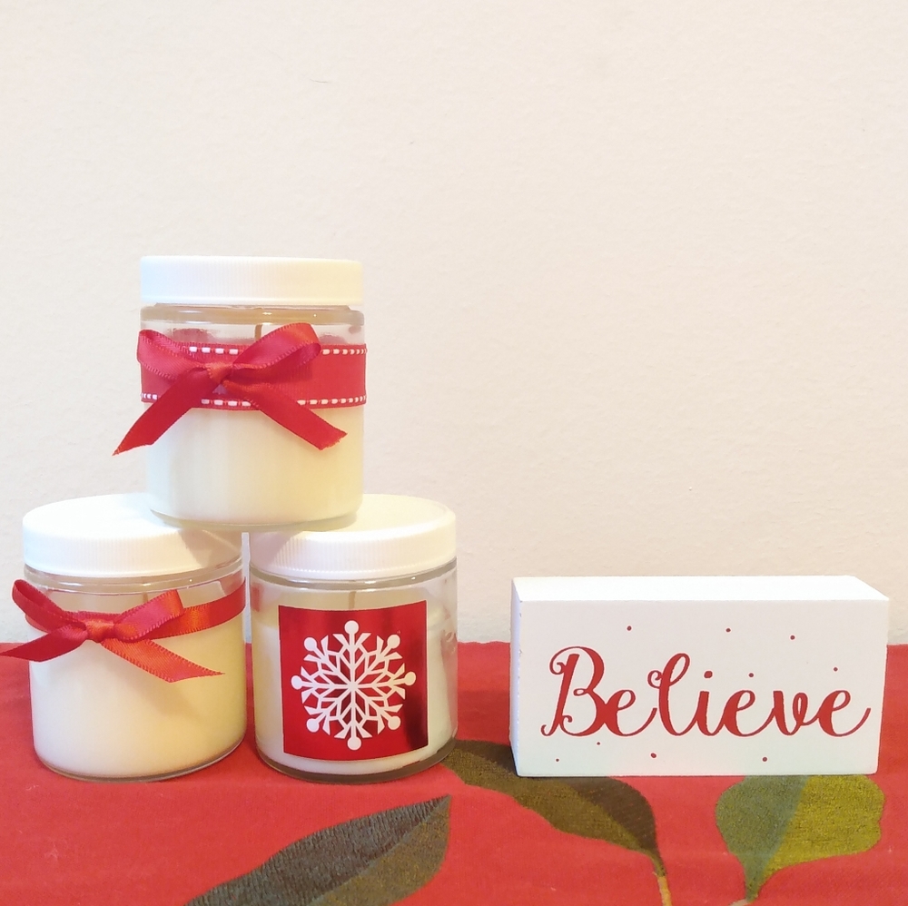 Believe Holiday Candle Set